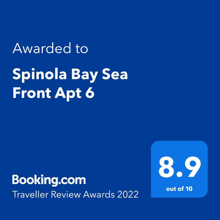 Saint Julian's Spinola Bay Sea Front Apt 6 מראה חיצוני תמונה